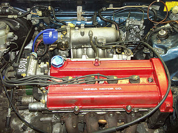 Двигатель B20B под капотом Honda Civic Shuttle